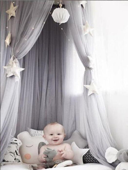 Baby Bed Curtain Round Crib