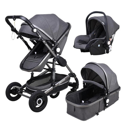 3 in 1 Prams Travel Systems Baby Stroller with Car Seat