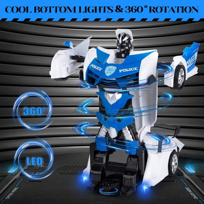 2 in 1 Transformer Remote Control Car Toy Gift For Kids