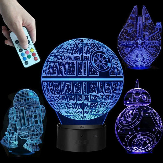 3D Lamp with 7 Colors