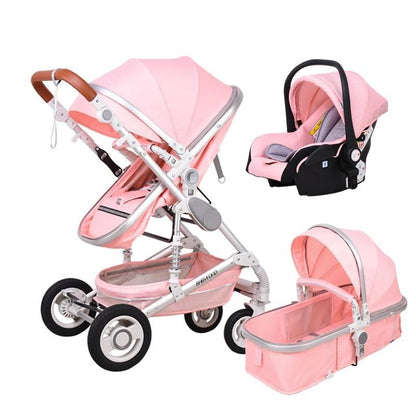 3 in 1 Prams Travel Systems Baby Stroller with Car Seat