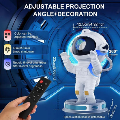 Astronaut Night Lamp – Galaxy Projector for Dreamy Nights