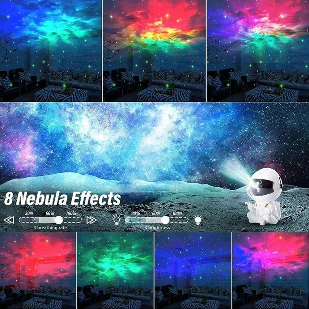 Astronaut Projector Galaxy Night Light – Nebulosa Lamp Starry Sky for Kids or Adults