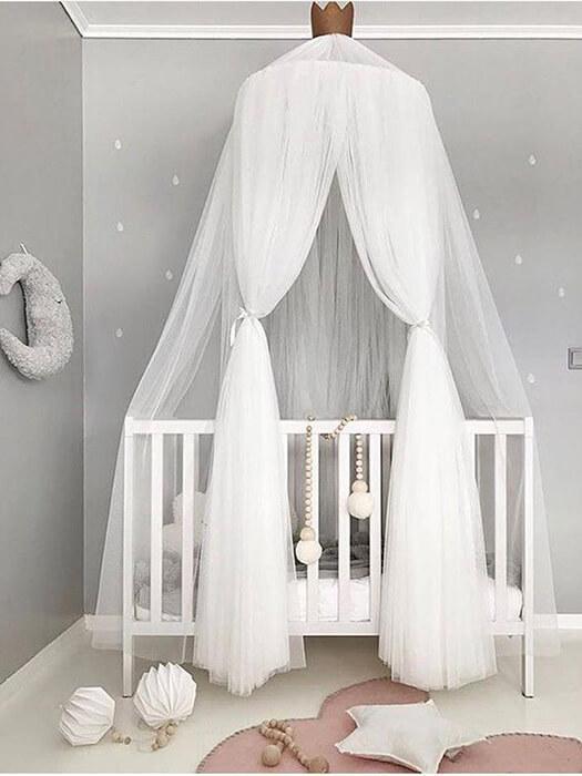 Baby Bed Curtain Round Crib